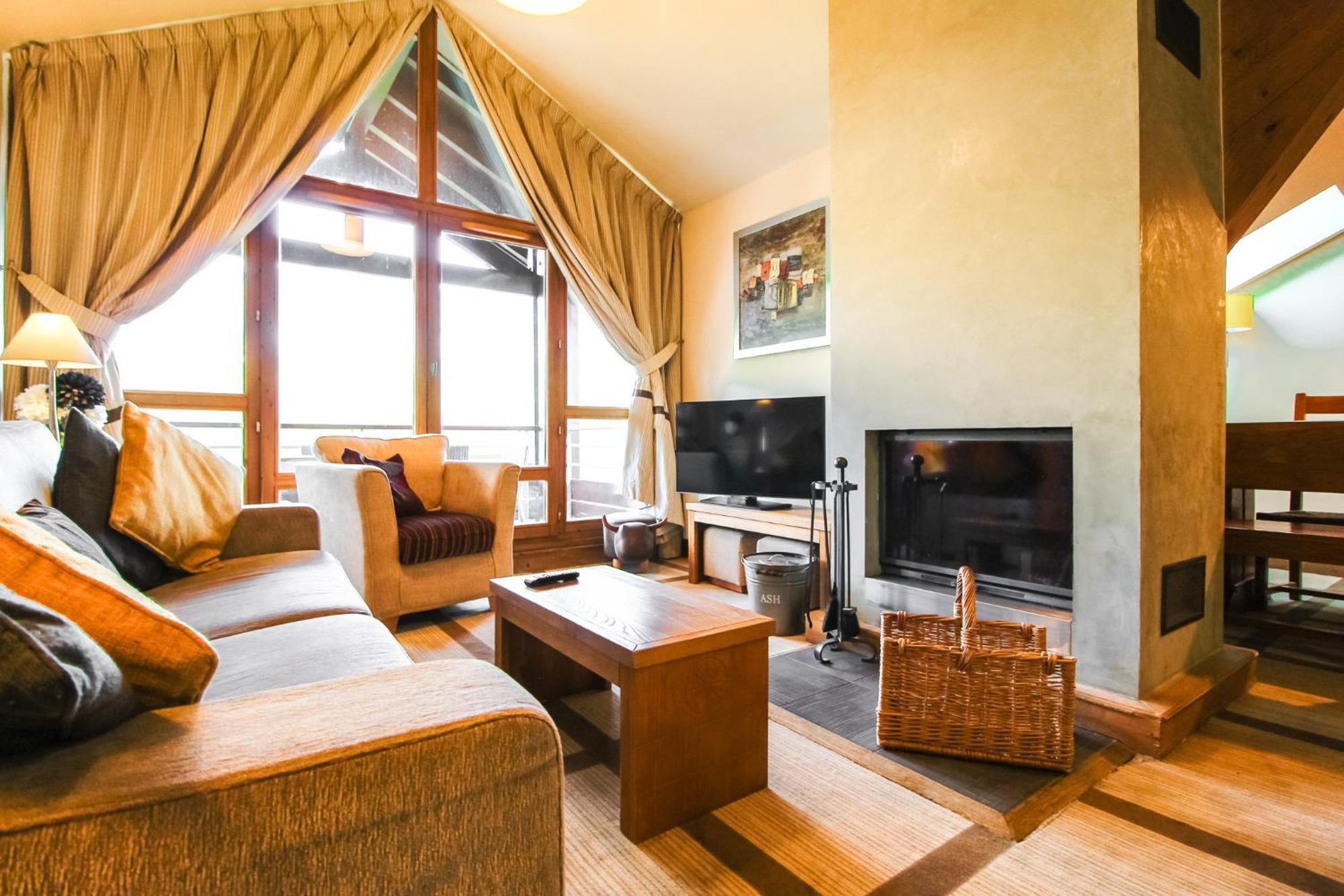 Exceptional 3 Bed Penthouse With Fireplace And Stunning Views Flaine Ngoại thất bức ảnh