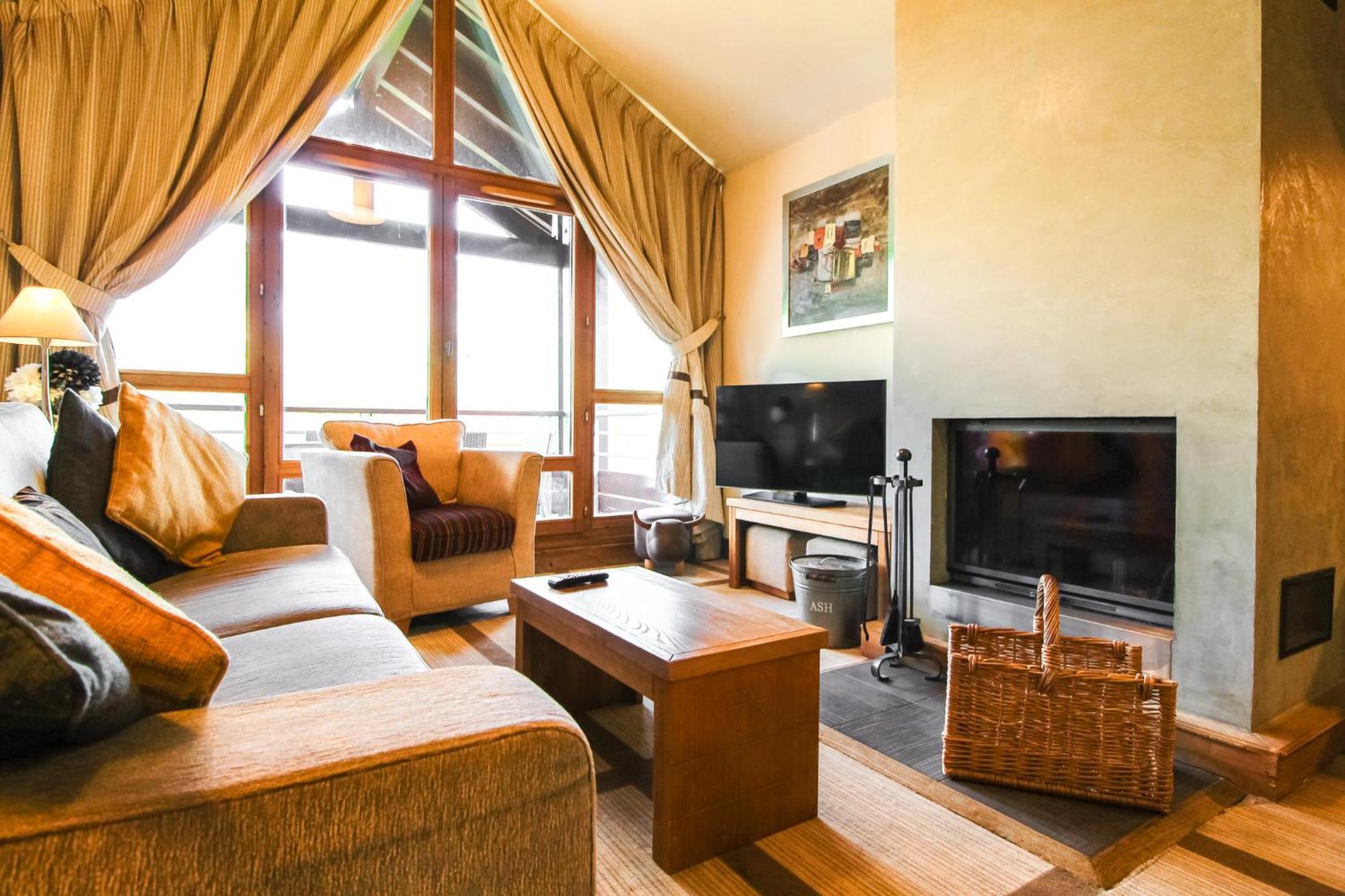 Exceptional 3 Bed Penthouse With Fireplace And Stunning Views Flaine Ngoại thất bức ảnh